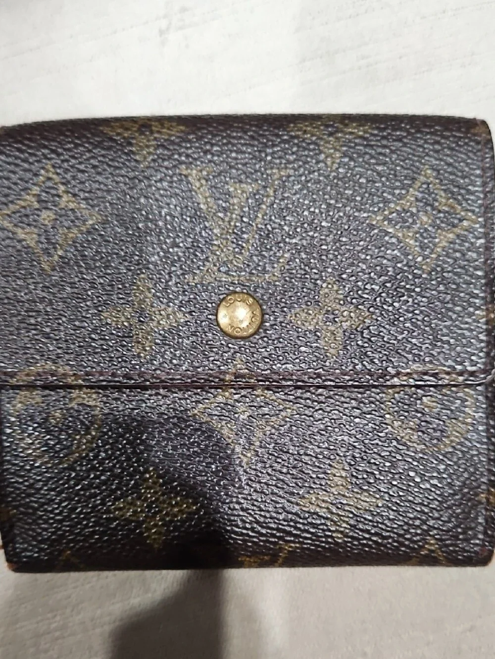 Louis Vuitton Monogram Canvas Compact Wallet - Brown & Tan